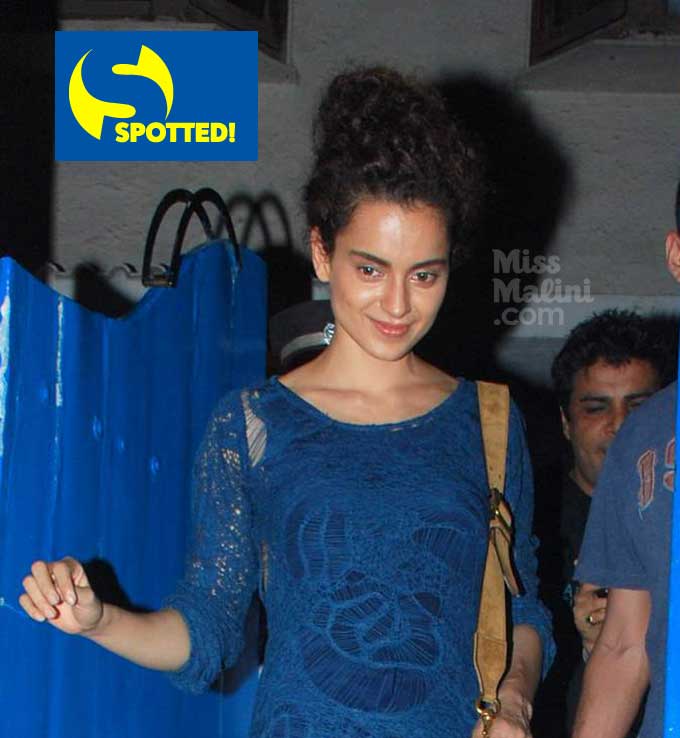 Kangana Ranaut Wore A Sheer Dress Without Showing Too Much Skin – #WIN