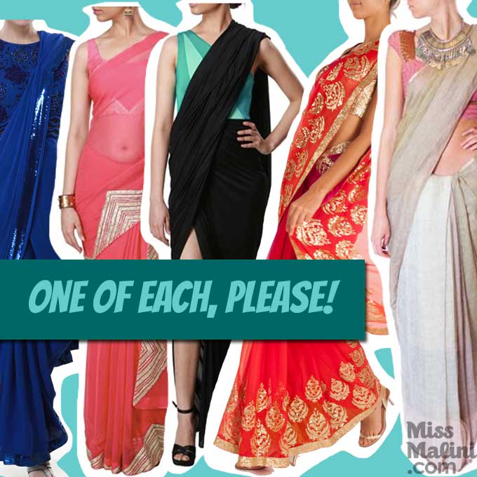 5 Types Of Saris Every Girl Needs In Her Wardrobe