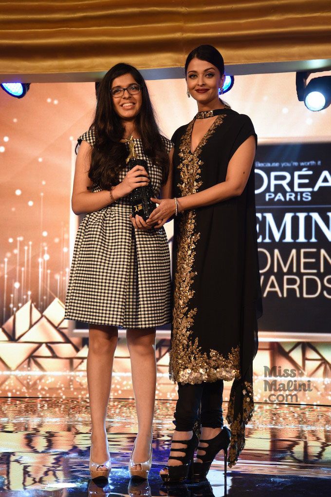 Aishwarya Rai at the L'Oréal Femina Beauty Awards