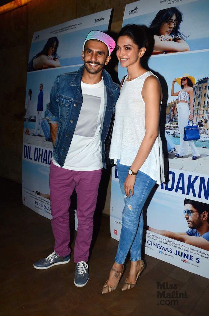 Deepika Padukone and Ranveer Singh