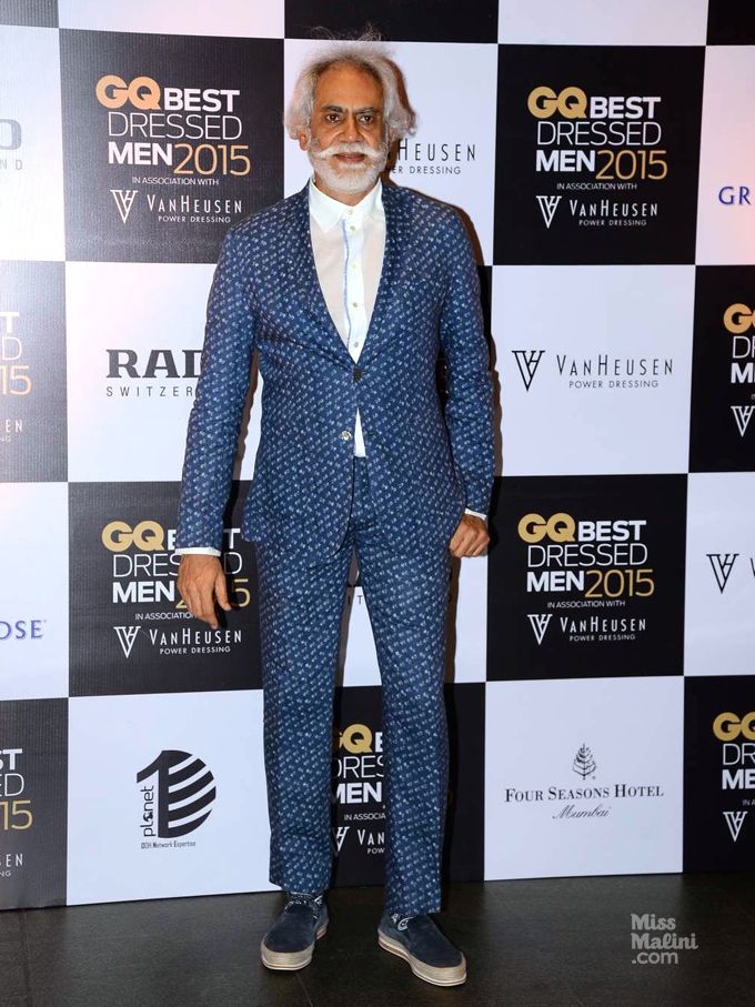 Sunil Sethi at the 2015 GQ Best Dressed Party (Photo courtesy | Viral Bhayani)