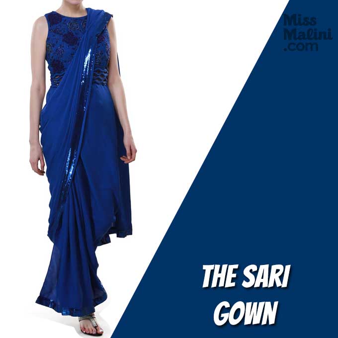 The Gown Sari from J by Jannat from ByElora.com