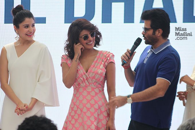 Anushka, Priyanka and Anil Kapoor