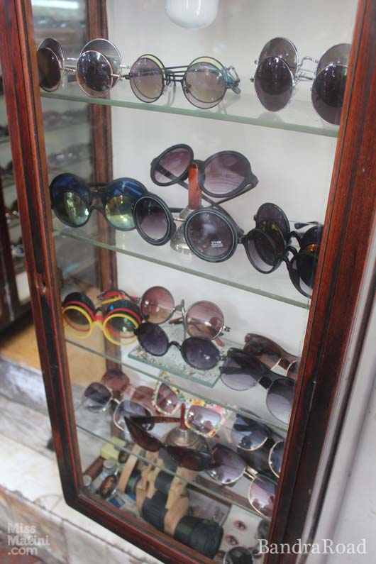 Vintage style sunglasses found on Colaba Causeway.