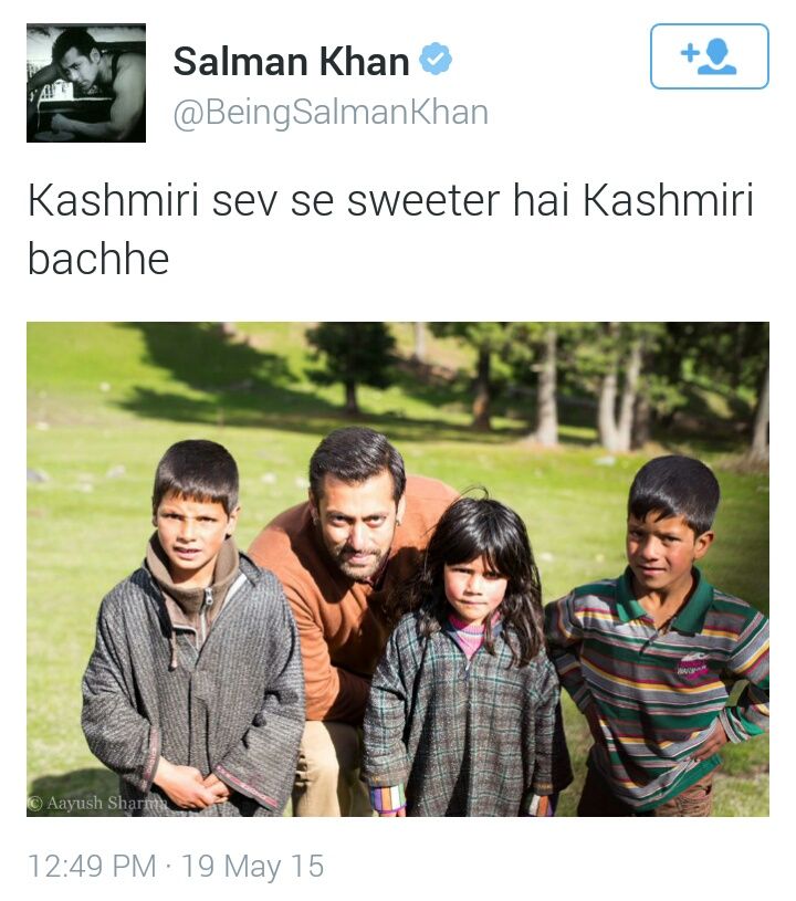 Salman Khan's tweet