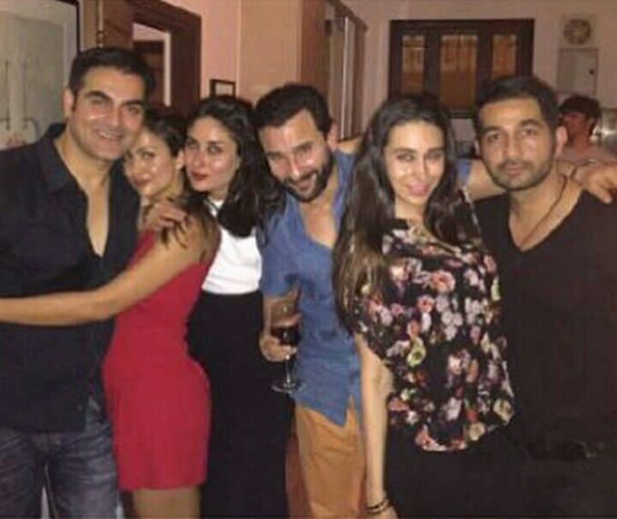You Can’t Miss This Drunken Photo Of Kareena Kapoor & Saif Ali Khan Partying With Their Gang!