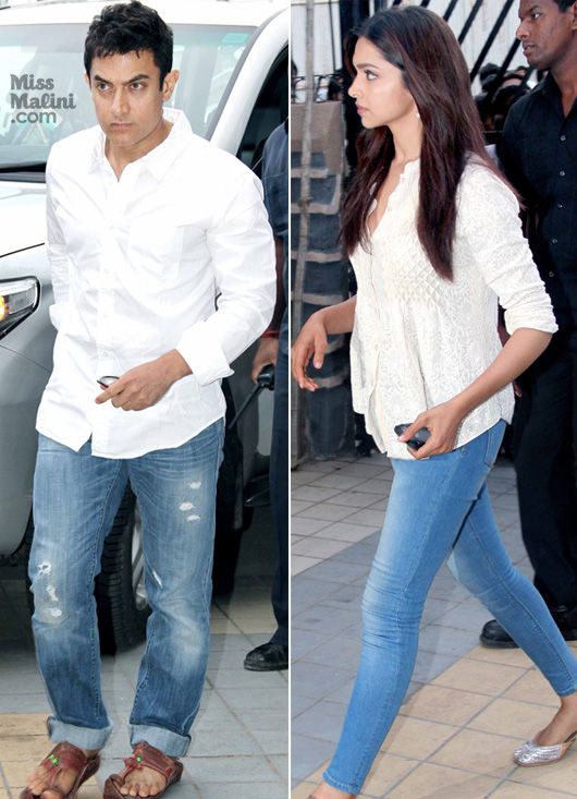 Aamir Khan and Deepika Padukone