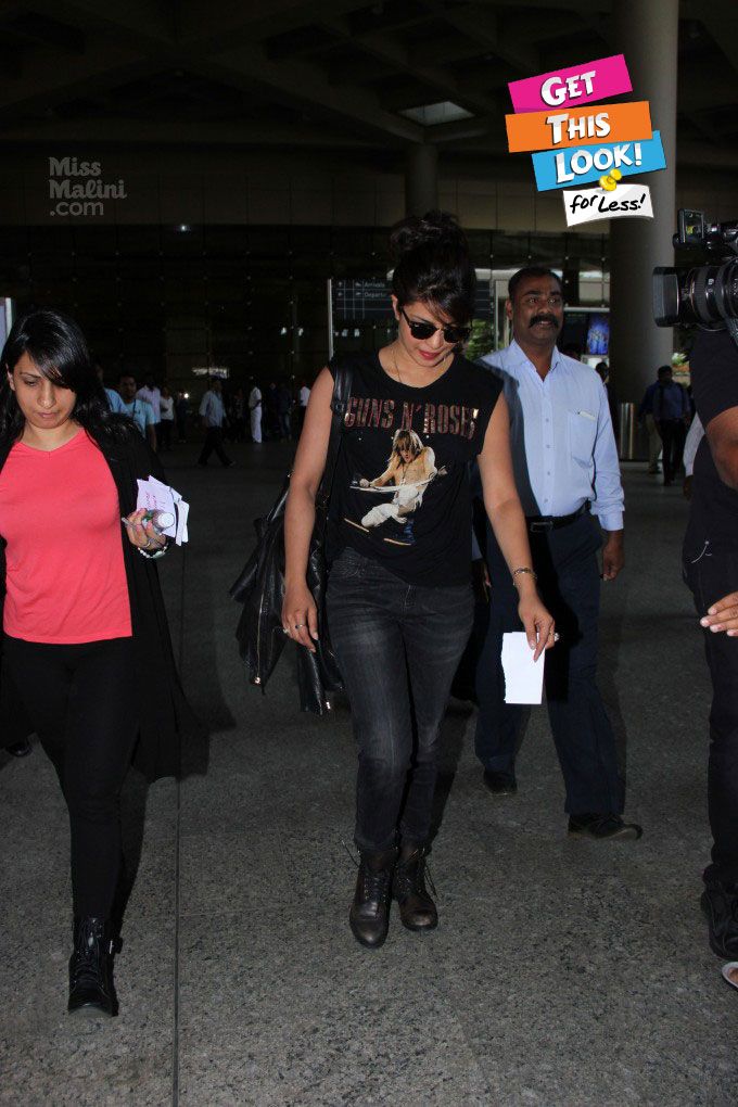 Get This Look For Less: No One Looks Cooler Than Priyanka Chopra At The Airport