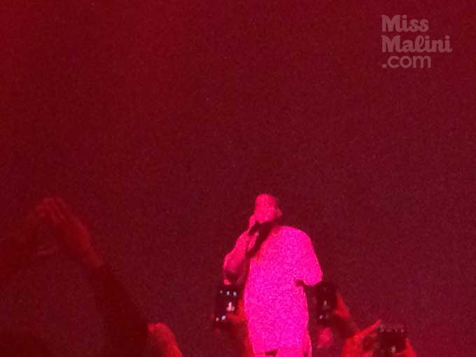Kanye West performs at Louis Vuitton Fondation