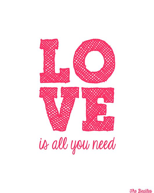 Love is all you need - The Beatles