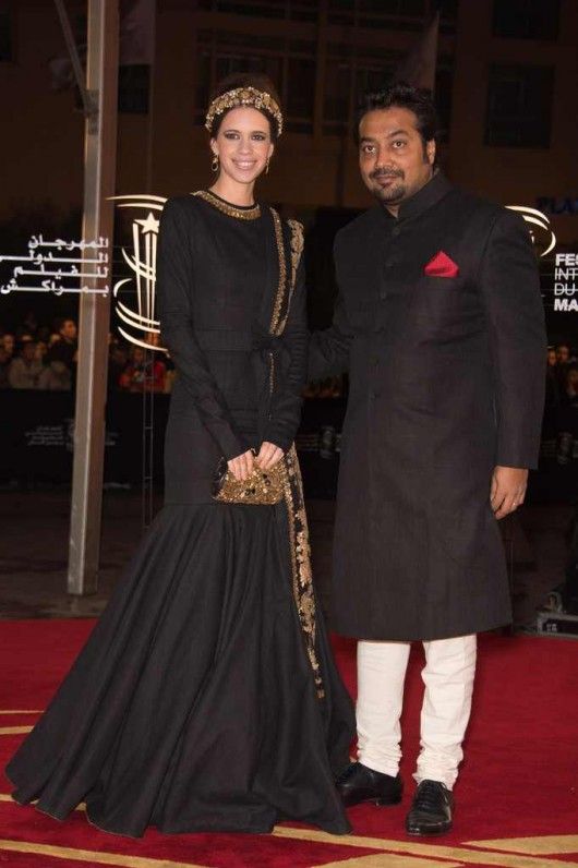 Kalki Koechlin & Anurag Kashyap at the 'Tribute to Hindi Cinema' event at the 12th Marrakech International Film Festival