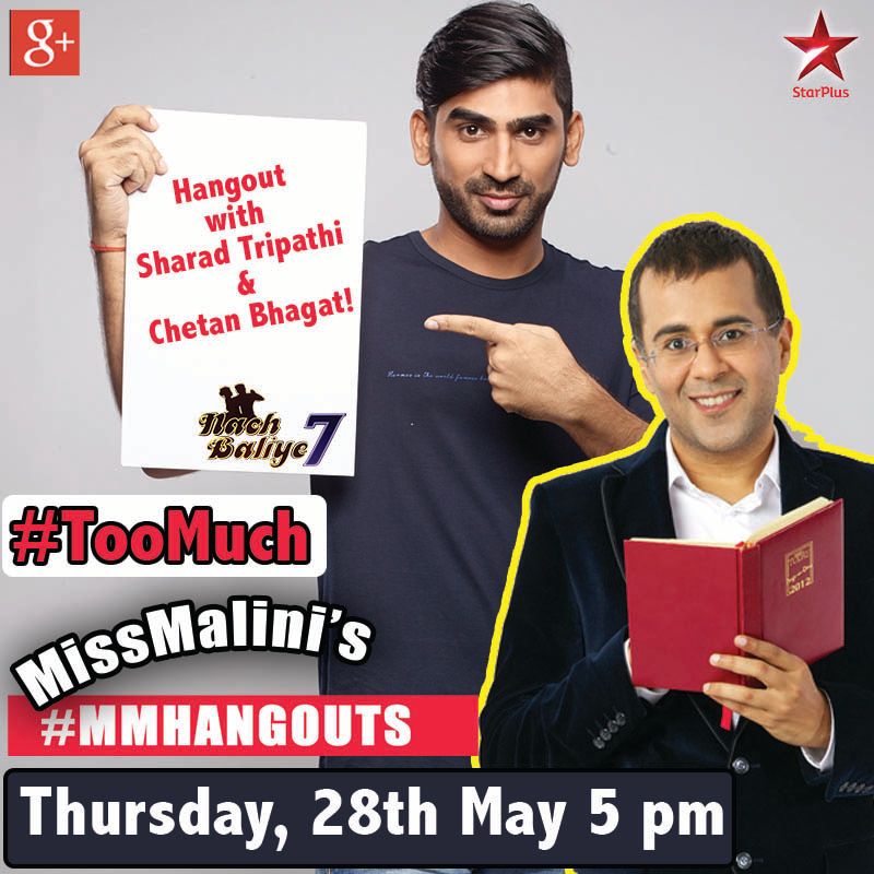 WATCH LIVE: #MMHangouts With Chetan Bhagat &#038; Sharad Tripathi! #NachBaliye7