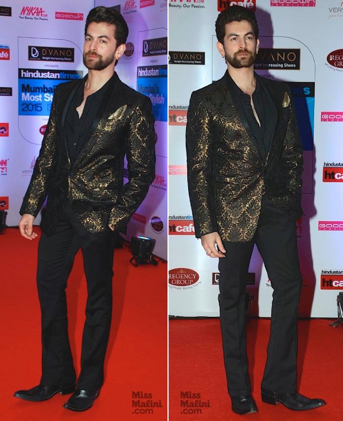 Neil Nitin Mukesh at the 2015 HT Mumbai’s Most Stylish Awards (Photo courtesy | Viral Bhayani)