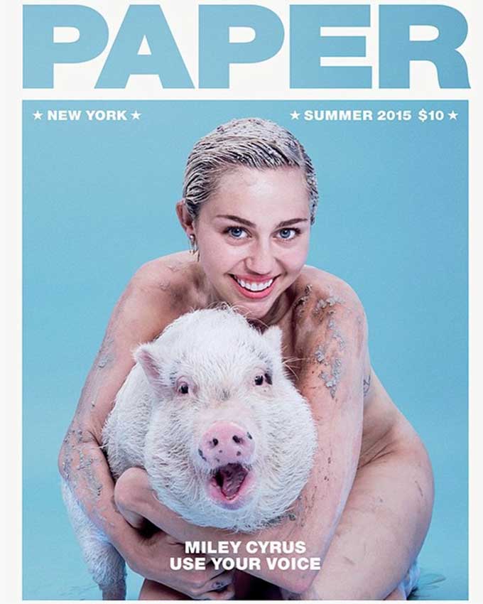 NSFW: OMG! Miley Cyrus Gets Naked For Paper Magazine!