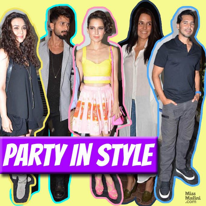 5 Stylish Bollywood Celebrities Partied Together & Here’s What They Wore