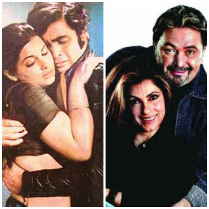 Dimple Kapadia and Rishi Kapoor