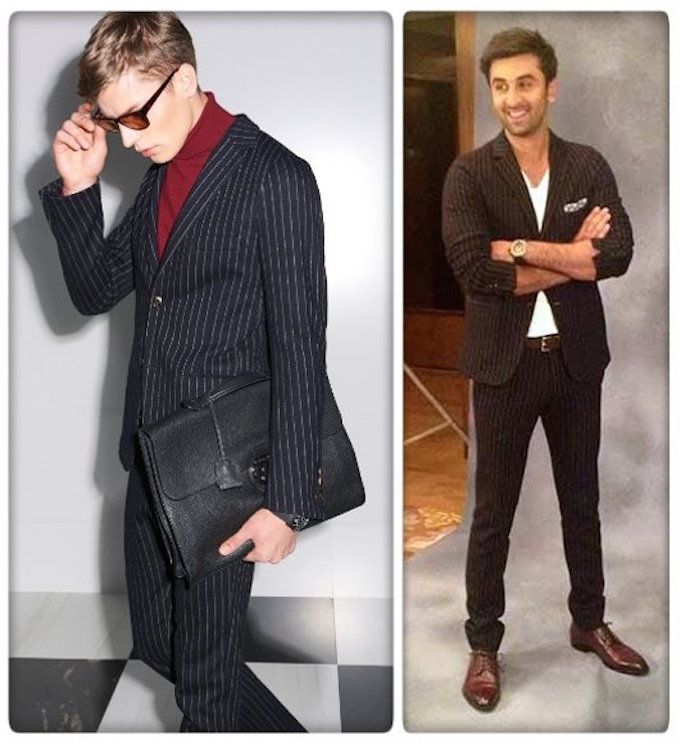 Ranbir Kapoor in Gucci Pre-Fall 2014