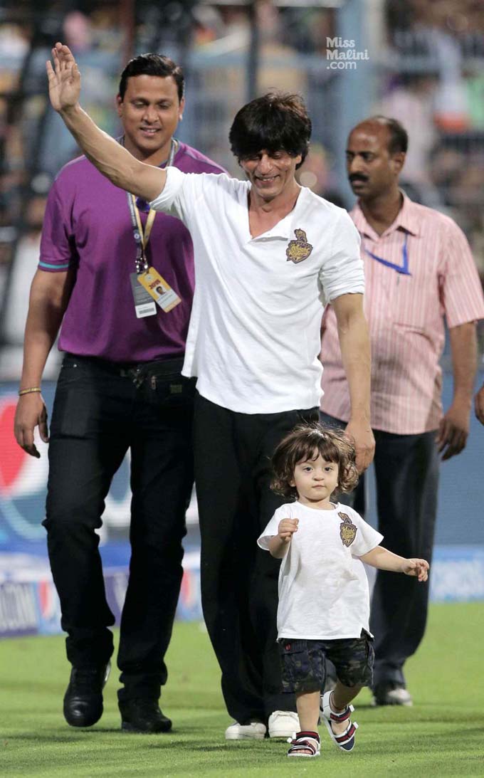 Shahrukh with Abram