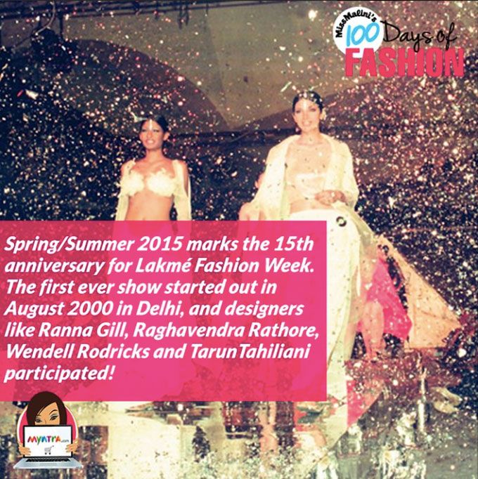 Day 77: Do You Know When The Lakme Fashion Week Started?