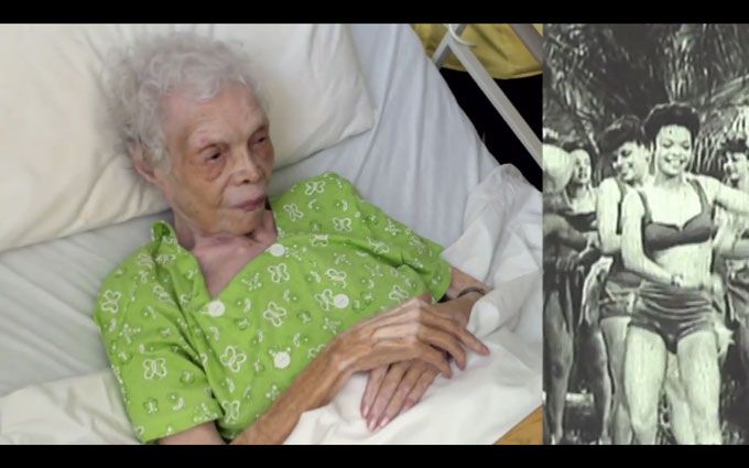 A 102-Year-Old Dancer Sees Herself Dance For The First Time And Her Reaction Is Gripping!