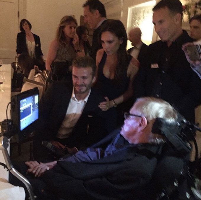 Stephen Hawking Said The Nicest Thing To David Beckham And We Can’t Get Over It!