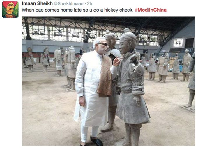 14 Hilarious Tweets That Followed After Narendra Modi’s Visit To China #ModiInChina