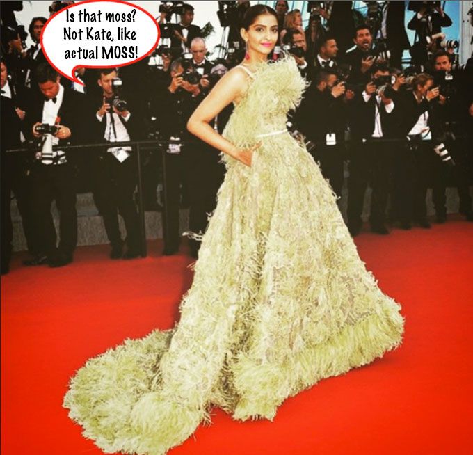 O-M-G! Is Sonam Kapoor Dusting The Floor At Cannes?