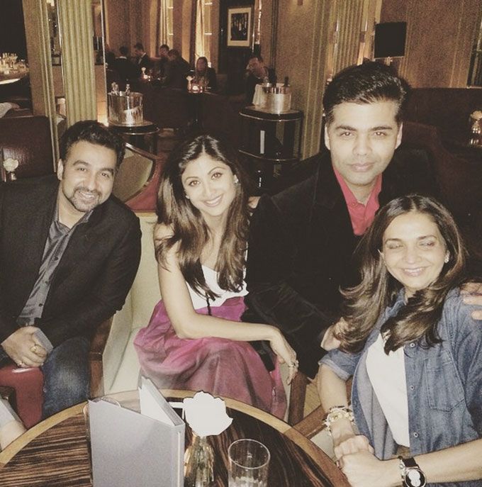 Karan Johar Celebrates His Birthday With Shilpa Shetty, Ranbir Kapoor & Ayan Mukerji In The UK!