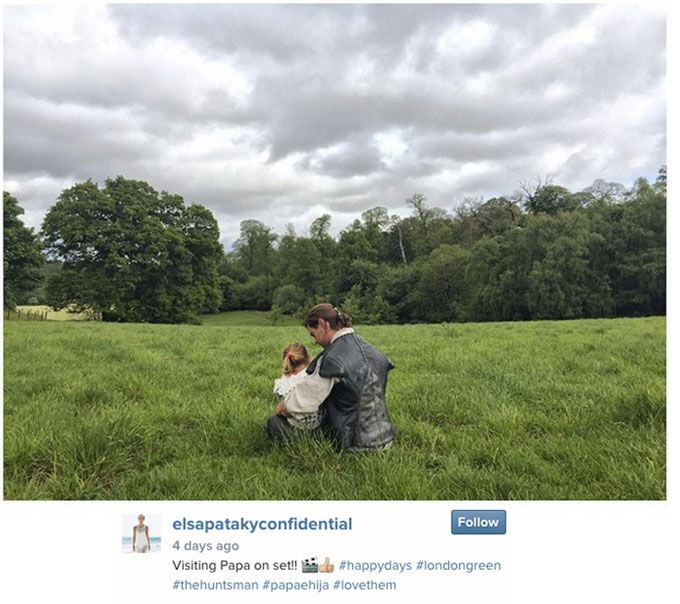 This Photo Of Chris Hemsworth With His Daughter India, Looks Like It’s Right Out Of A Fairytale