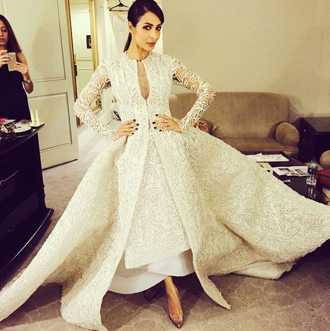 OMG! Malaika Arora Khan Is Looking Like A White Swan In This Dress!