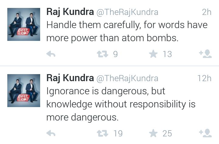 Raj Kundra tweet