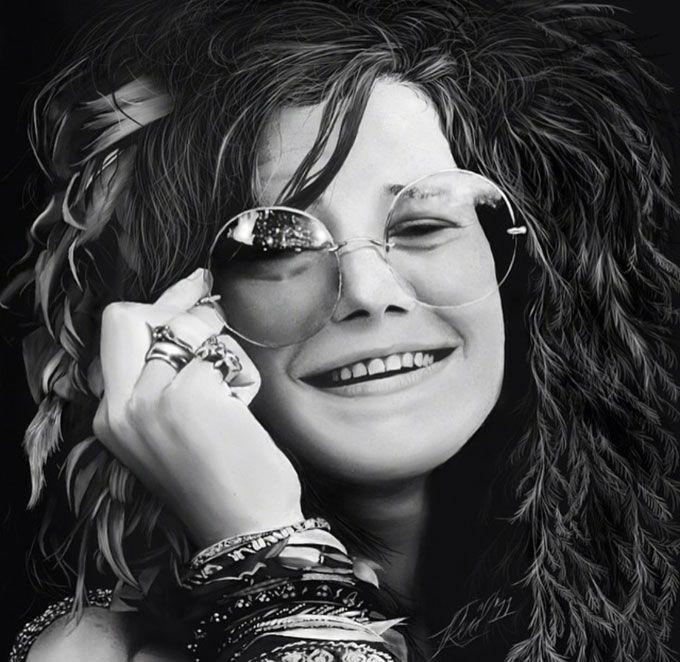 Late musician and style icon of the 60s, Janis Joplin