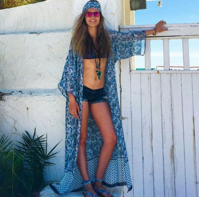 You definitely will be the belle at the beach in this bandana cover-up (Pic: @miskemonos on Instagram)