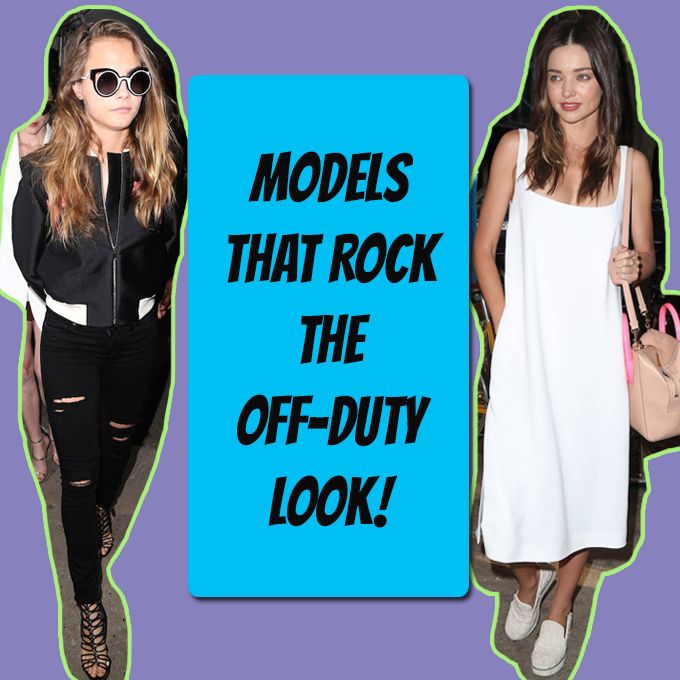 Miranda Kerr & Cara Delevingne Off Duty Look