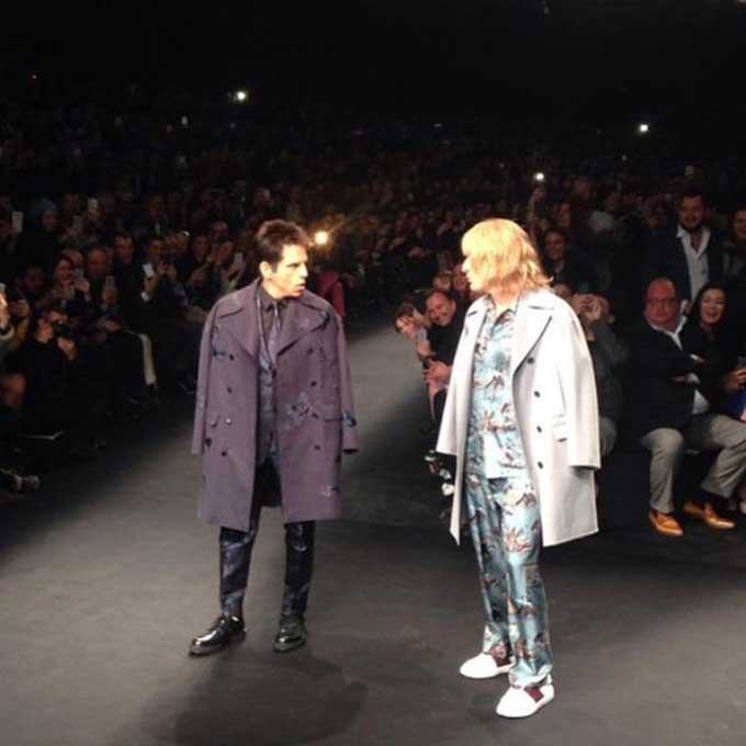 Ben Stiller & Owen Wilson for Valentino at Paris Fashion Week (Source: Twitter | @MaisonValentino)