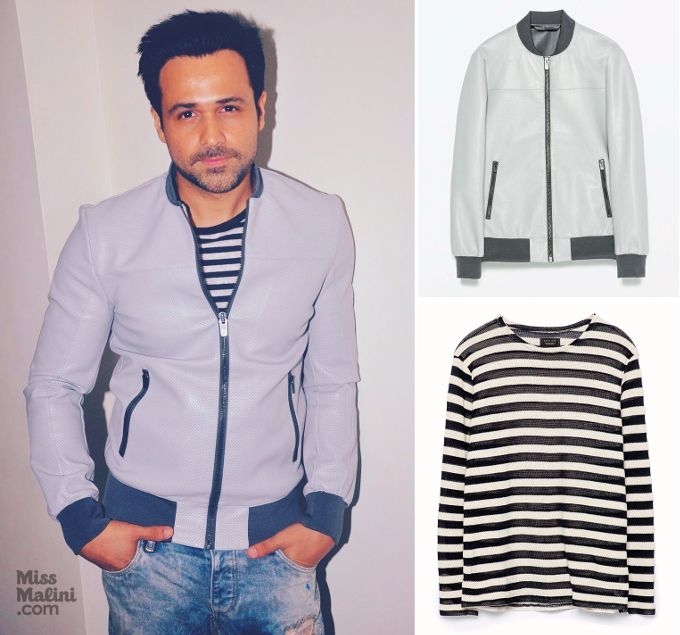 Emraan Hashmi in Zara at the trailer launch of Mr X (Photo courtesy | Viral Bhayani/Zara)