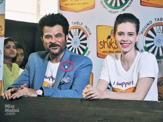 Anil Kapoor and Kalki Koechlin at P&G’s Shiksha event (Photo courtesy | Anil Kapoor)