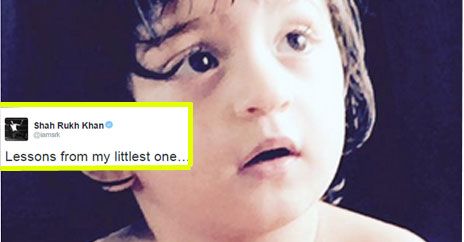 Aww! Abram Is Dishing Out Some Life Advice To Shah Rukh Khan!