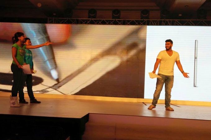 Behind the scenes rehearsal before the Honor Smartphone Launch in Delhi