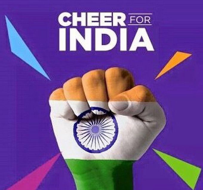 Cheer for India! (Source: Instagram @bipashabasu)