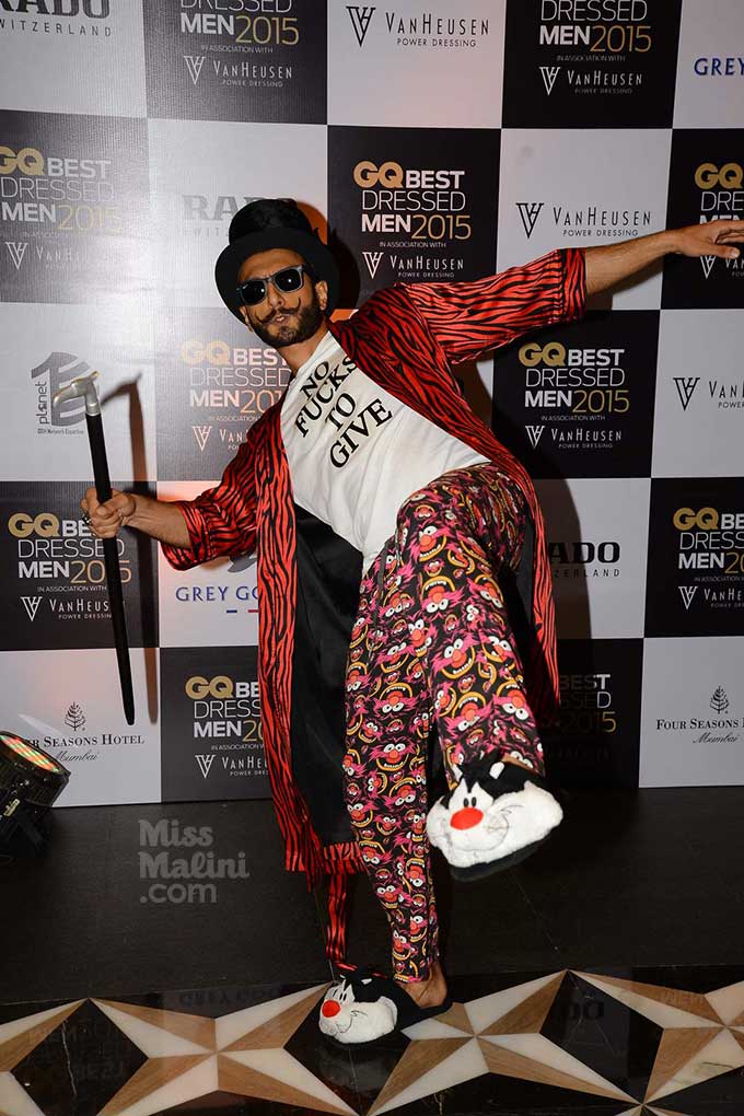 Here’s Everything You Need To Know About Ranveer Singh’s “No F*cks” Outfit From Last Night!