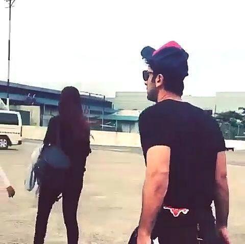 Here’s A Video Of Ranbir Kapoor And Katrina Kaif Arriving In Maldives!