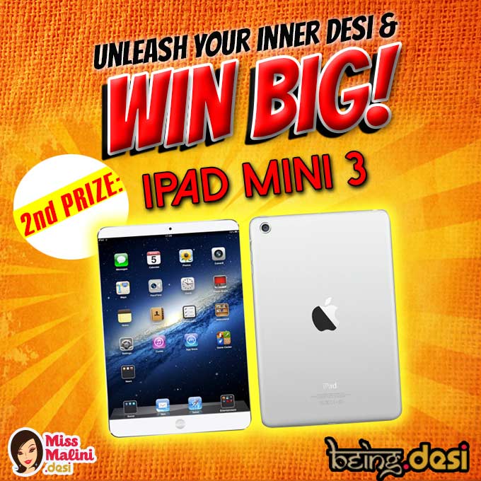 2nd Prize: iPad Mini!