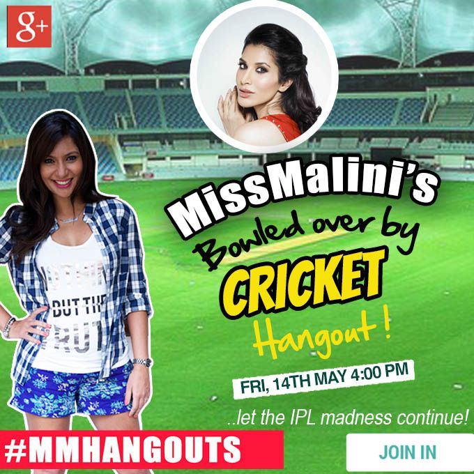 WATCH LIVE: #MMHangouts Bowled Over By Cricket IPL Hangout With Sophie Choudry