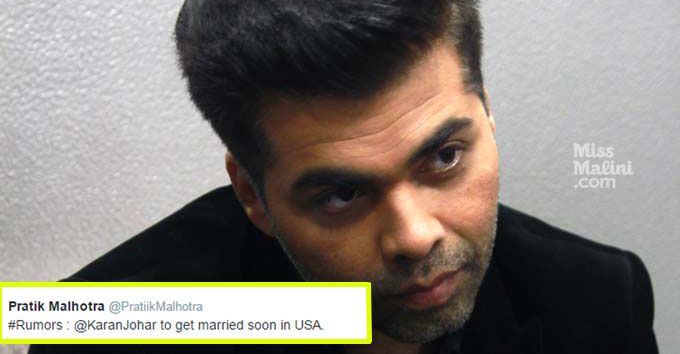 Karan Johar Calls Out A Troll For Making An Insensitive Gay Joke About Him!
