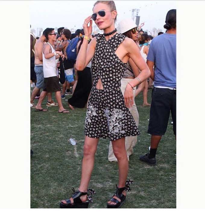 Kate Bosworth at Coachella showing us that street style is Flirty too. Pic : celebstreetstyle.tumblr.com