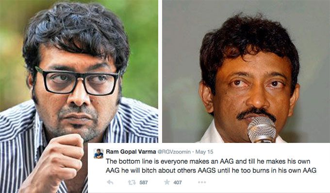 Ram Gopal Varma Compared Bombay Velvet To Aag And Ignited A Twitter War With Anurag Kashyap!