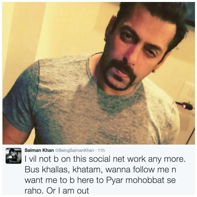 Salman Khan Went On A Late Night Twitter Rant About Shah Rukh Khan &#038; Aamir Khan – And It Was The Craziest Thing Ever