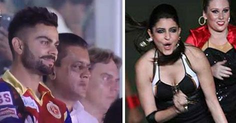 Virat Kohli, Anushka Sharma at the IPL Opening Ceremony