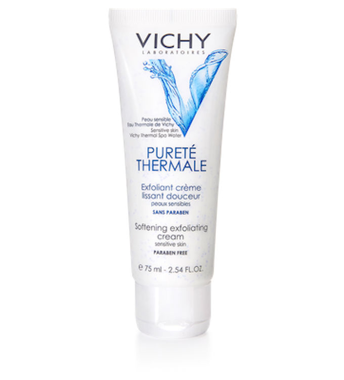 Vichy purete thermale softening exfoliating cream (Source: vichyusa.com)